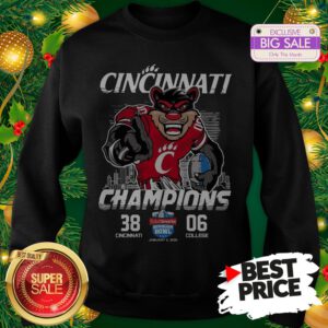 Vintage Cincinnati Bearcats Champions TicketSmarter Birmingham Bowl Sweatshirt