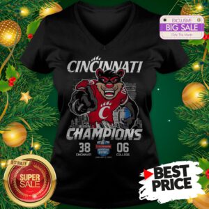 Vintage Cincinnati Bearcats Champions TicketSmarter Birmingham Bowl V-neck