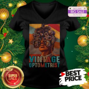 Vintage Optometrist Eye Ophthalmologist V-neck