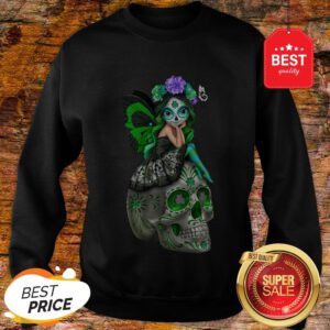 Wonderful Sugar Skull Sitting Patrick Sweatshirt