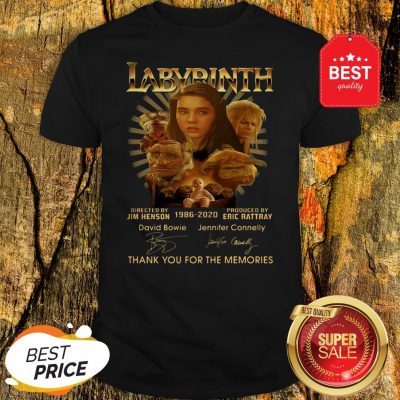 Official Labyrinth 1986 2020 Jim Henson Eric Rattray Signatures Shirt