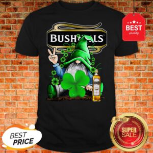 Gnome And Bushmills Irish Whiskey Shamrock St Patrick’s Day Shirt