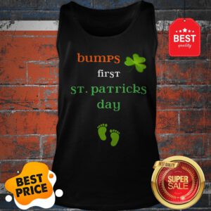 Baby’s First St Patricks Day Pregnancy Announcement Tee Tank Top