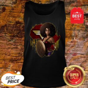 Official Black Girl Mashup Wonder Woman Tank Top