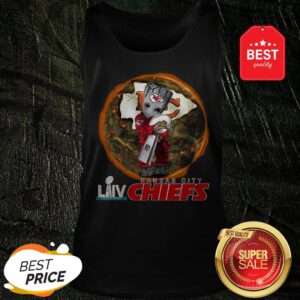 Baby Groot Hug Cup NFL LIV Kansas City Chiefs Champions Tank Top