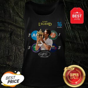 Novak Djokovic Living Legend 16 Grand Slam Signature Tank Top
