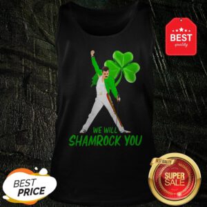 Official Freddie Mercury We Will Shamrock You Tank Top