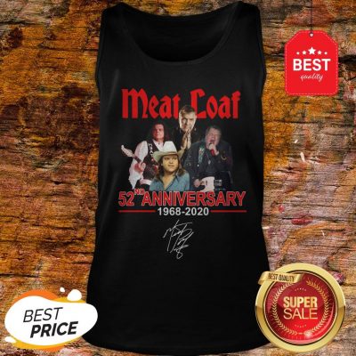 Official Meat Loaf 52ND Anniversary 1968-2020 Signature Tank Top