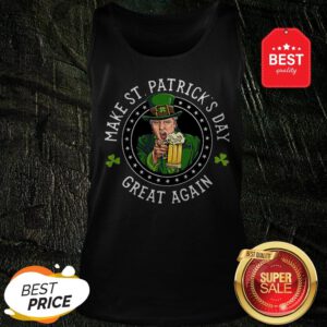 Official Donald Trump Make St. Patrick’s Day Great Again Shamrock Tank Top