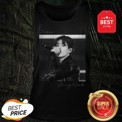 Official Jeon Jung Kook Signature BTS Bangtan Boys Tank Top