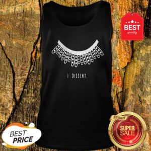 Official I Dissent RGB Collar Tank Top