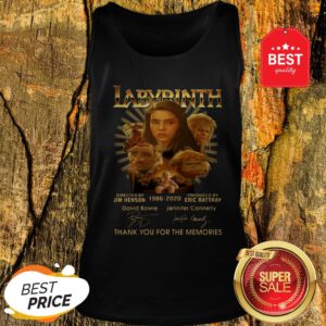 Official Labyrinth 1986 2020 Jim Henson Eric Rattray Signatures Tank Top