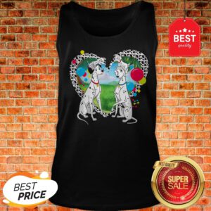 Official Disney 101 Dalmatians Pongo And Perdita Tank Top