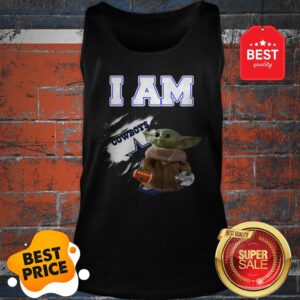 Official Baby Yoda I am Dallas Cowboys Inside Me Tank Top