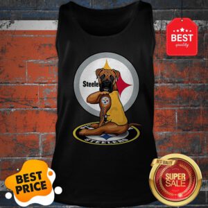 Official Boxer Tatoo Pittsburgh Steelers Logo Tank Top