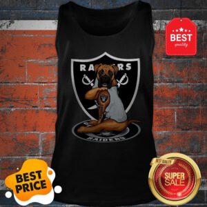 Official Boxer Tattoo Oakland Raiders Logo Tank Top