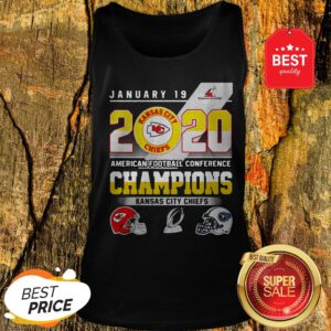 January 19 2020 American Football Conference Champions Kansas City Chiefs Tank Top