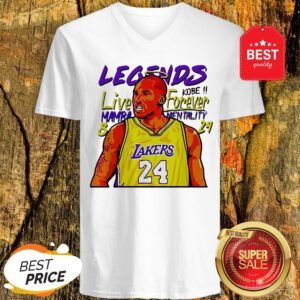 Official Kobe Bryant Legends Live Forever Mamba Mentality 8 24 V-Neck