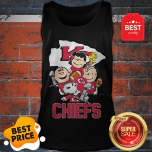 Official Snoopy Kansas City Chiefs Champion Peanuts Characters Tank Top