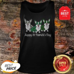 Official Corgi Happy St Patrick’s Day Tank Top