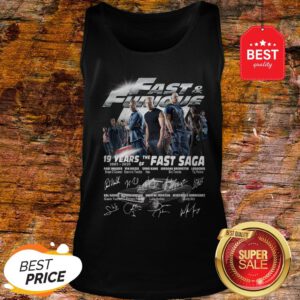 Official Fast & Furious 19 Years Of The Fast Saga 2001 2020 Signatures Tank Top