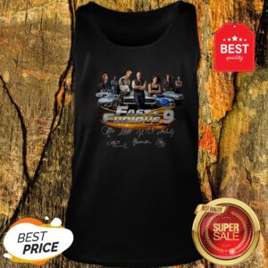 Official All character Fast And Furious 9 Signatures Tank Top