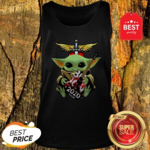 Official Baby Yoda Hug Bon Jovi 2020 Tour Star Wars Tank Top