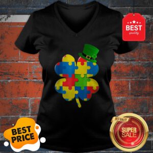 Official Autism St Patricks Day V-Neck