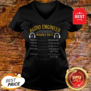 Official Audio Engineer Hourly Rate V-Neck