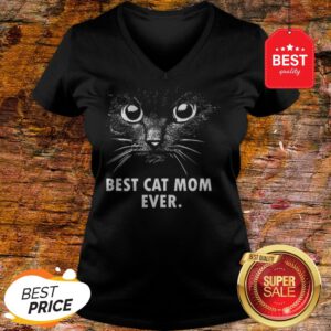 Official Best Cat Mom Ever V-Neck