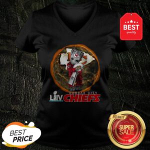 Baby Groot Hug Cup NFL LIV Kansas City Chiefs Champions V-Neck