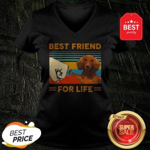 Official Dachshund Best Friend For Life Vintage V-Neck