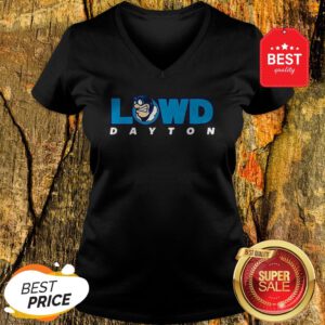 Official Lowd Dayton Flyers Basketbal V-Neck
