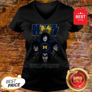 Official Kiss Band Wolverines V-Neck