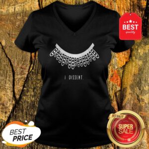 Official I Dissent RGB Collar V-Neck