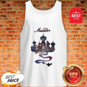 Official Disney Aladdin Genie Lamp Agrabah Fill Poster Tank Top