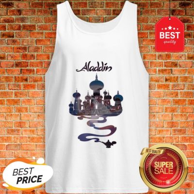 Official Disney Aladdin Genie Lamp Agrabah Fill Poster Tank Top