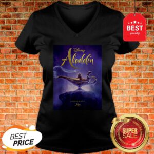 Official Disney Aladdin Live Action Release Date Poster V-Neck