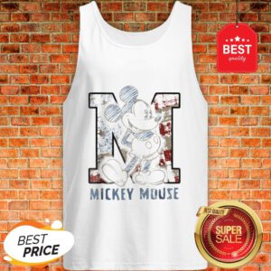 Official Disney Americana Mickey Sketch Tank Top