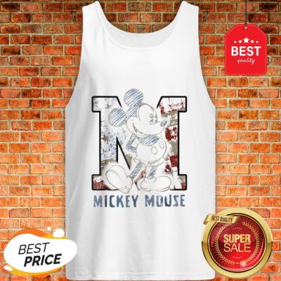 Official Disney Americana Mickey Sketch Tank Top