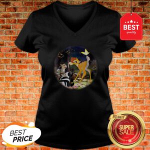 Official Disney Bambi Circle V-Neck