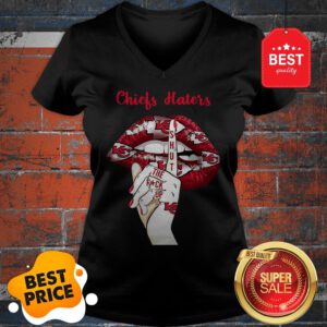 Official Lips Kansas City Chiefs Haters Shut The Fuck Up V-Neck