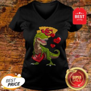 Official Dinosaur T-Rex Mashup Kansas City Chiefs V-Neck