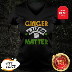 Official Ginger Lives Matter Saint Patricks Day V-Neck
