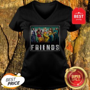 Official Friends Harley Quinn Birds Of Prey V-Neck