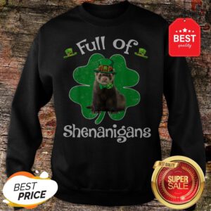 Full Of Shenanigans Ferret St Patrick’s Day Gifts Sweatshirt