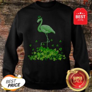 Funny Flamingo St Patricks Day Women Irish Flamingo Sweatshirt