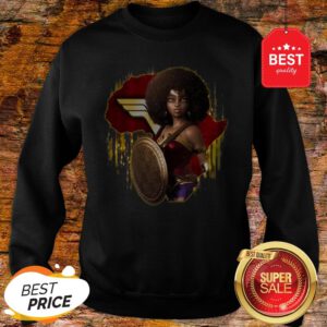 Official Black Girl Mashup Wonder Woman Sweatshirt