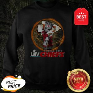 Baby Groot Hug Cup NFL LIV Kansas City Chiefs Champions Sweatshirt