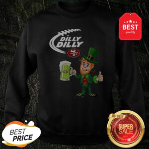 Leprechaun Dilly Dilly San Francisco 49ers St. Patrick’s Day Sweatshirt